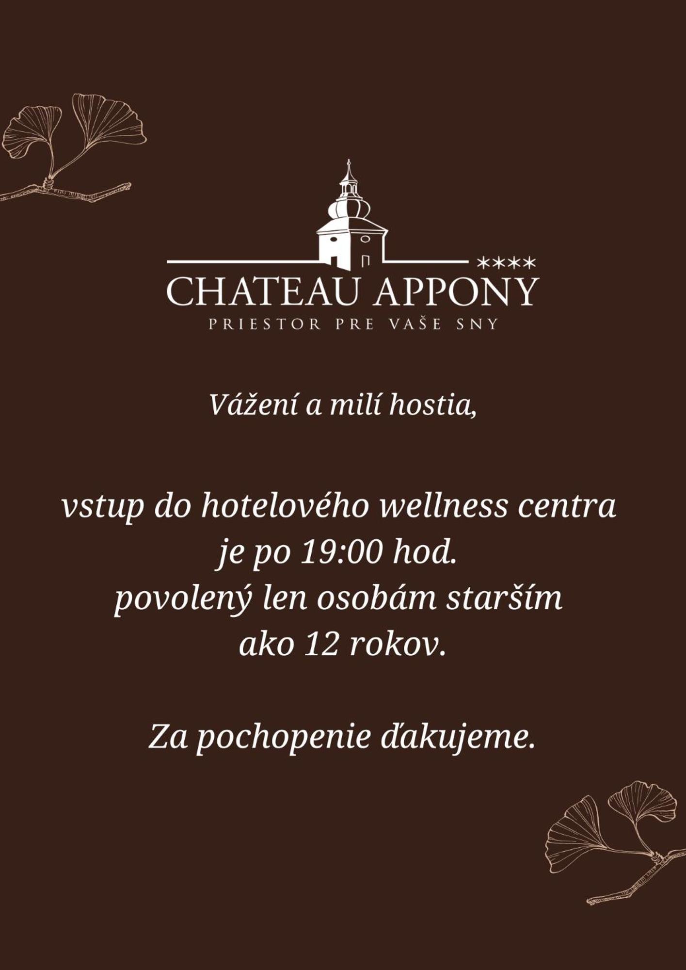 Chateau Appony Εξωτερικό φωτογραφία